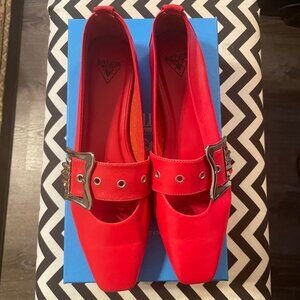 John Fluevog - Misty Slip-On Mary Jane Flats - Sz 9